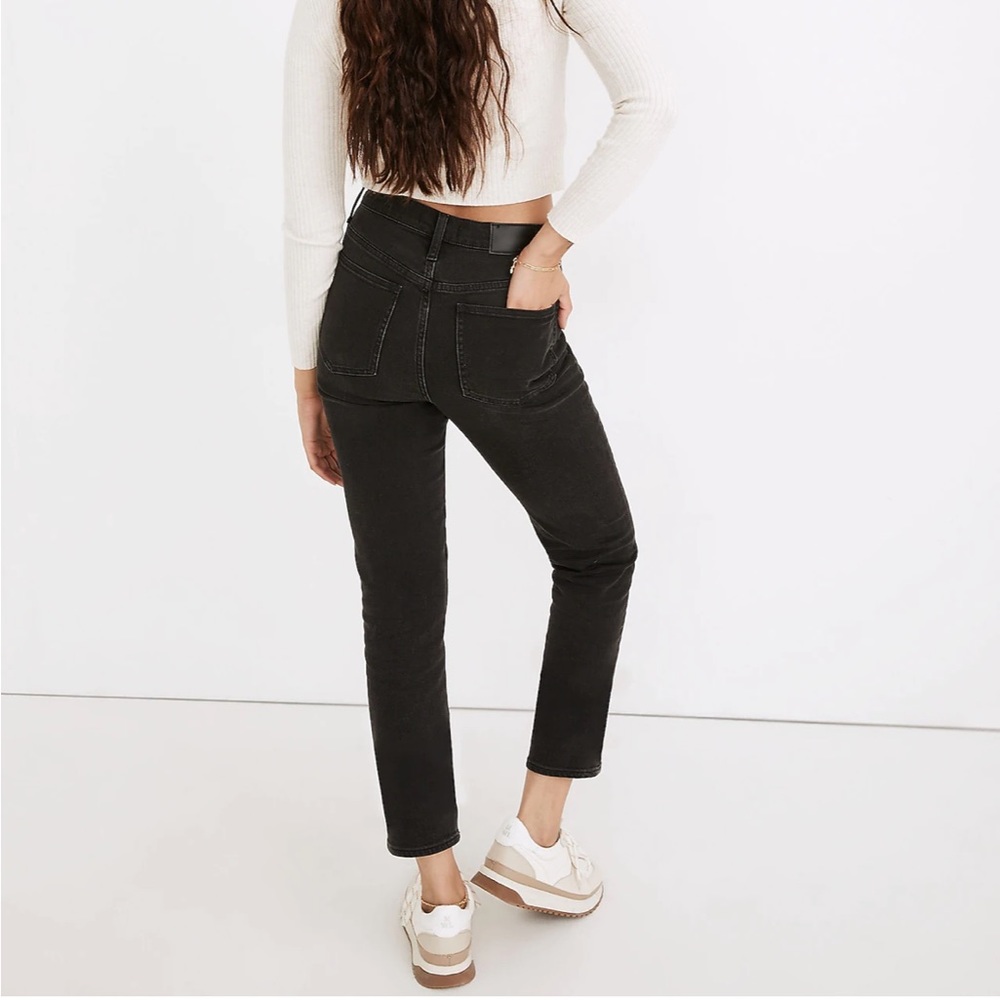 Madewell Classic Straight Black Jeans